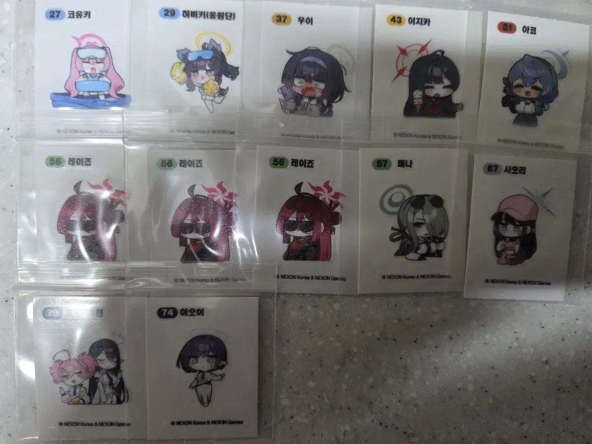 Blue Archive BA GS25 Rio Acrylic Stand Keyring SD Badge Fan